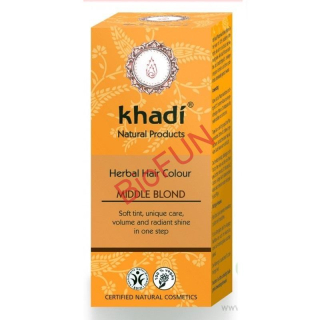 Henna Blond Mediu Vopsea de par Khadi