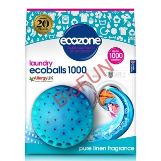 Ecoballs – Bile eco pt.spalarea rufelor, cu parfum de in, 1000 spalari