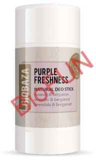 Deodorant stick natural Purple Freshness, lavanda si bergamot