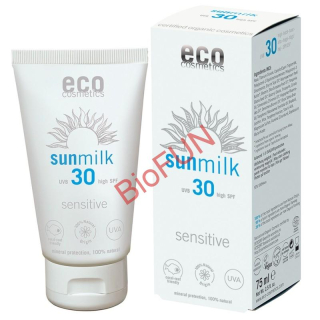 Lapte de plaja bio pentru piele sensibila cu ulei de zmeura FPS 30